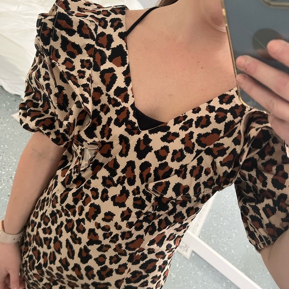English Factory Leopard print dress - Picture 4 of 6